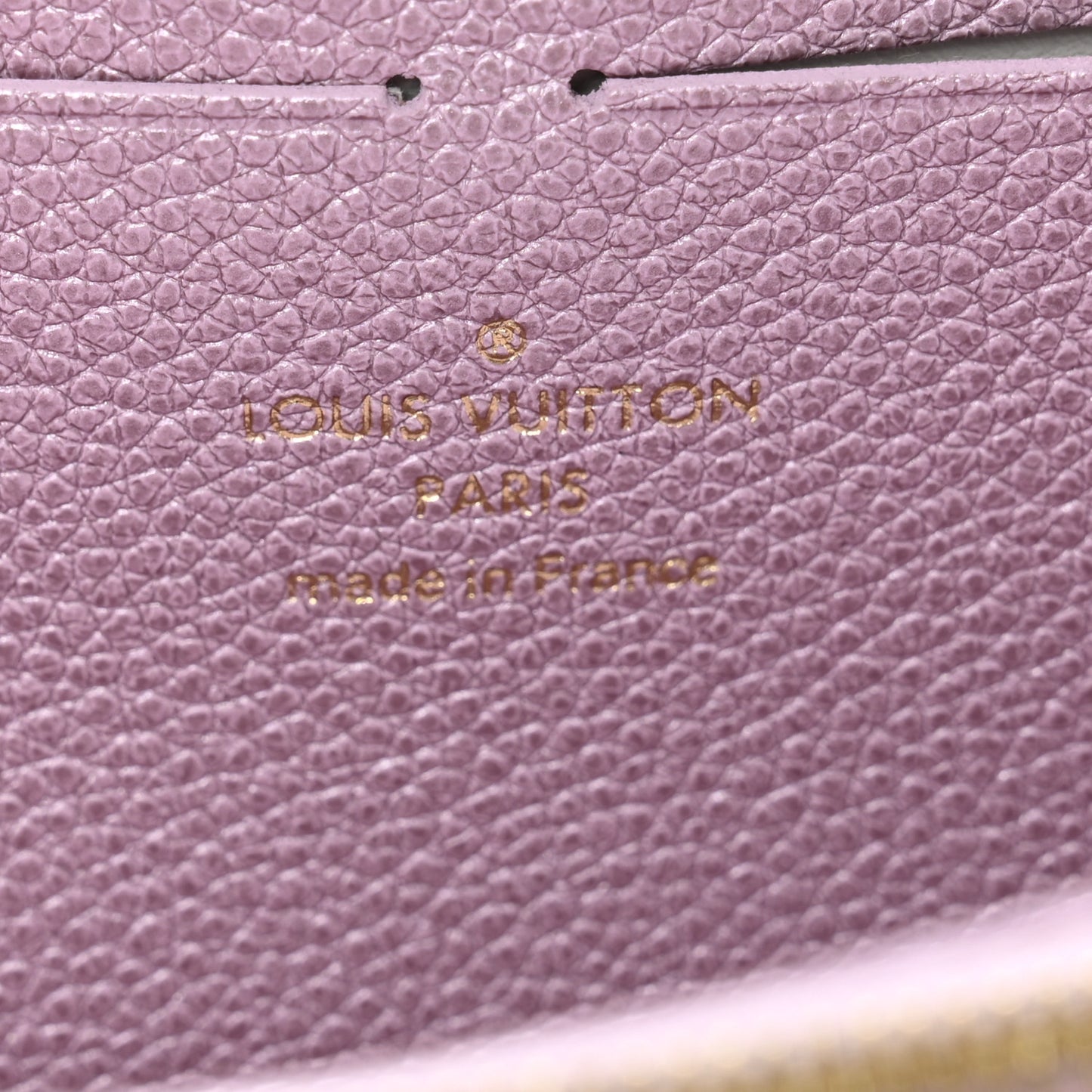 Metallic Empreinte Clemence Wallet Pearly Lilac