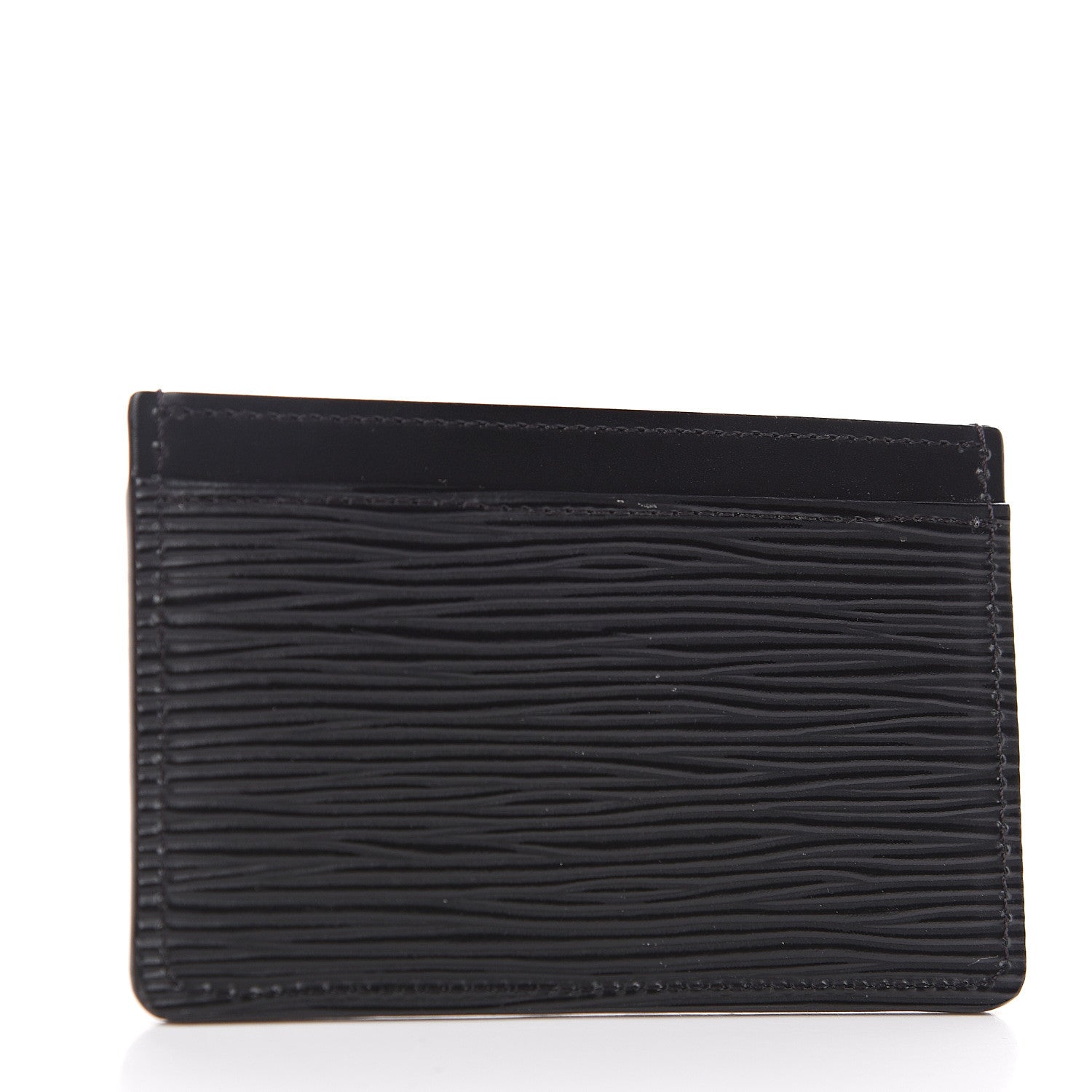 Louis Vuitton Epi Card Holder Black 2 of 6
