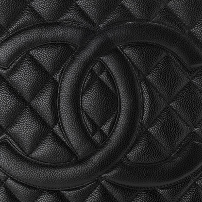 Chanel Caviar Quilted Medallion Tote Black 8 of 12