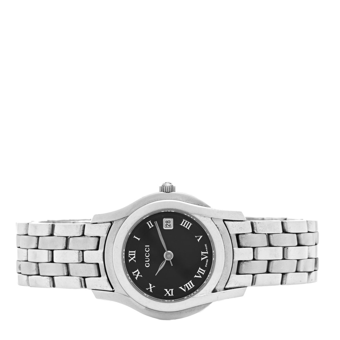 Stainless Steel 27mm 5500L Quartz Watch Black