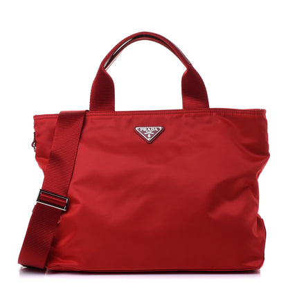 Prada Tessuto Nylon Tote Rosso 1 of 4