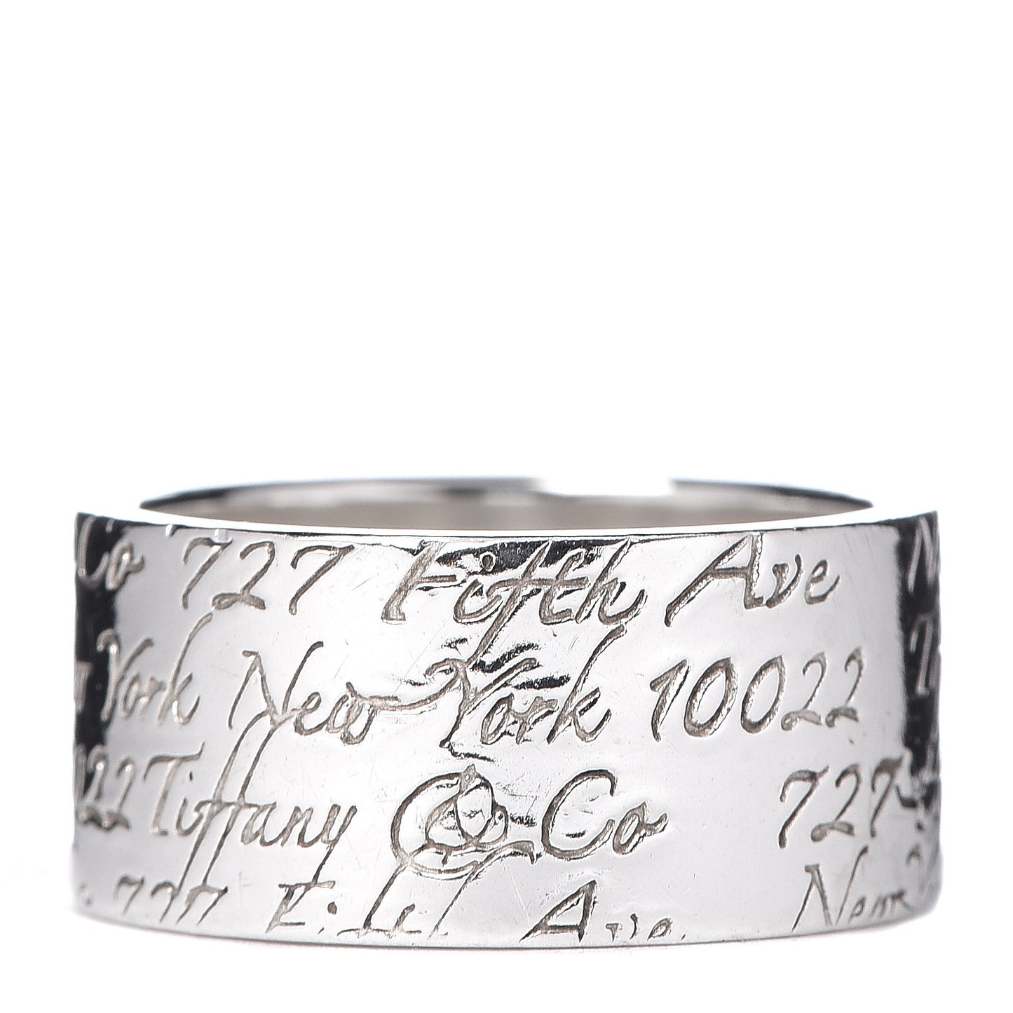 Sterling Silver 10mm Notes Wide Ring 58 8.25