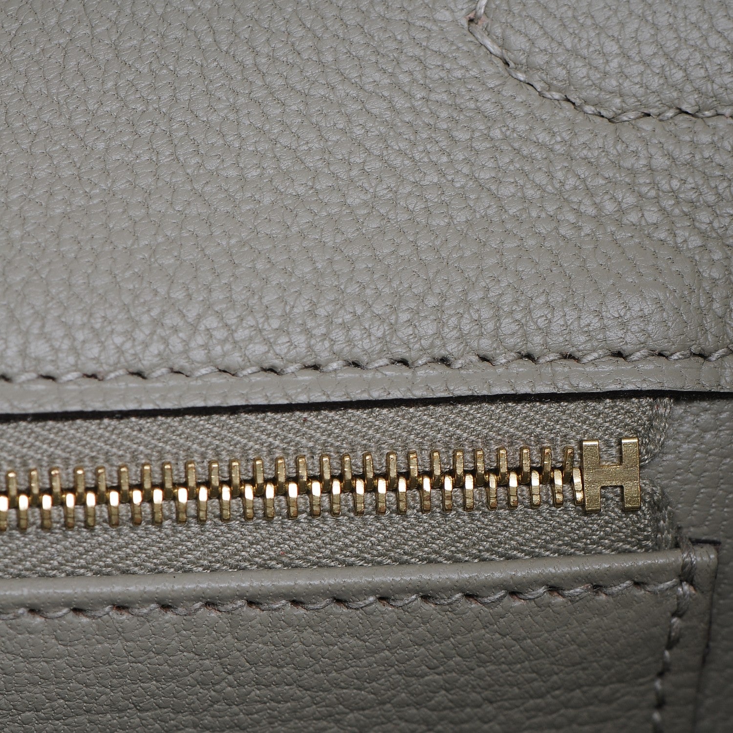 Hermes Taurillon Clemence Birkin 35 Sauge 14 of 27