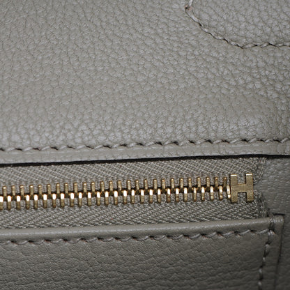 Hermes Taurillon Clemence Birkin 35 Sauge 14 of 27