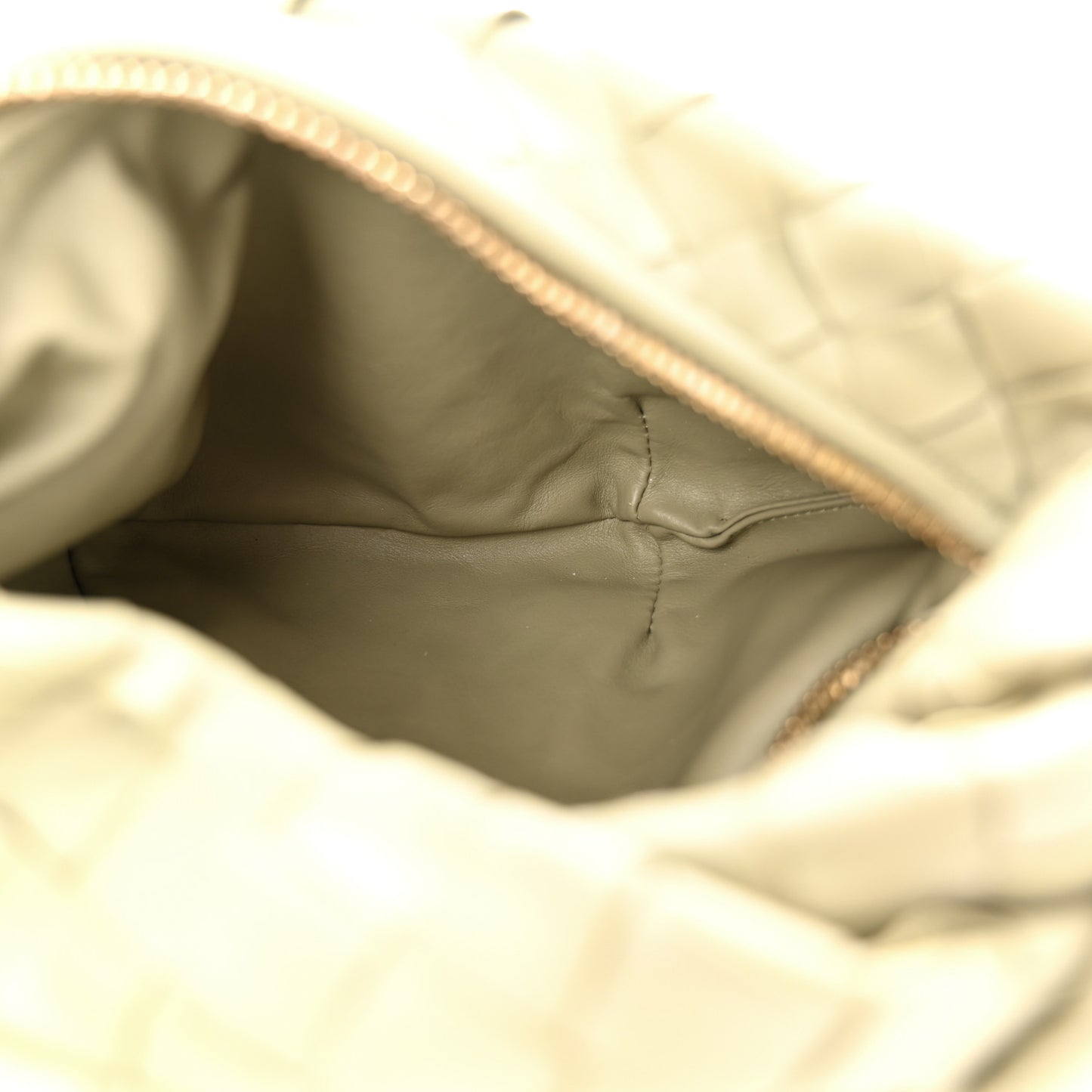 Nappa Intrecciato Mini Jodie Travertine