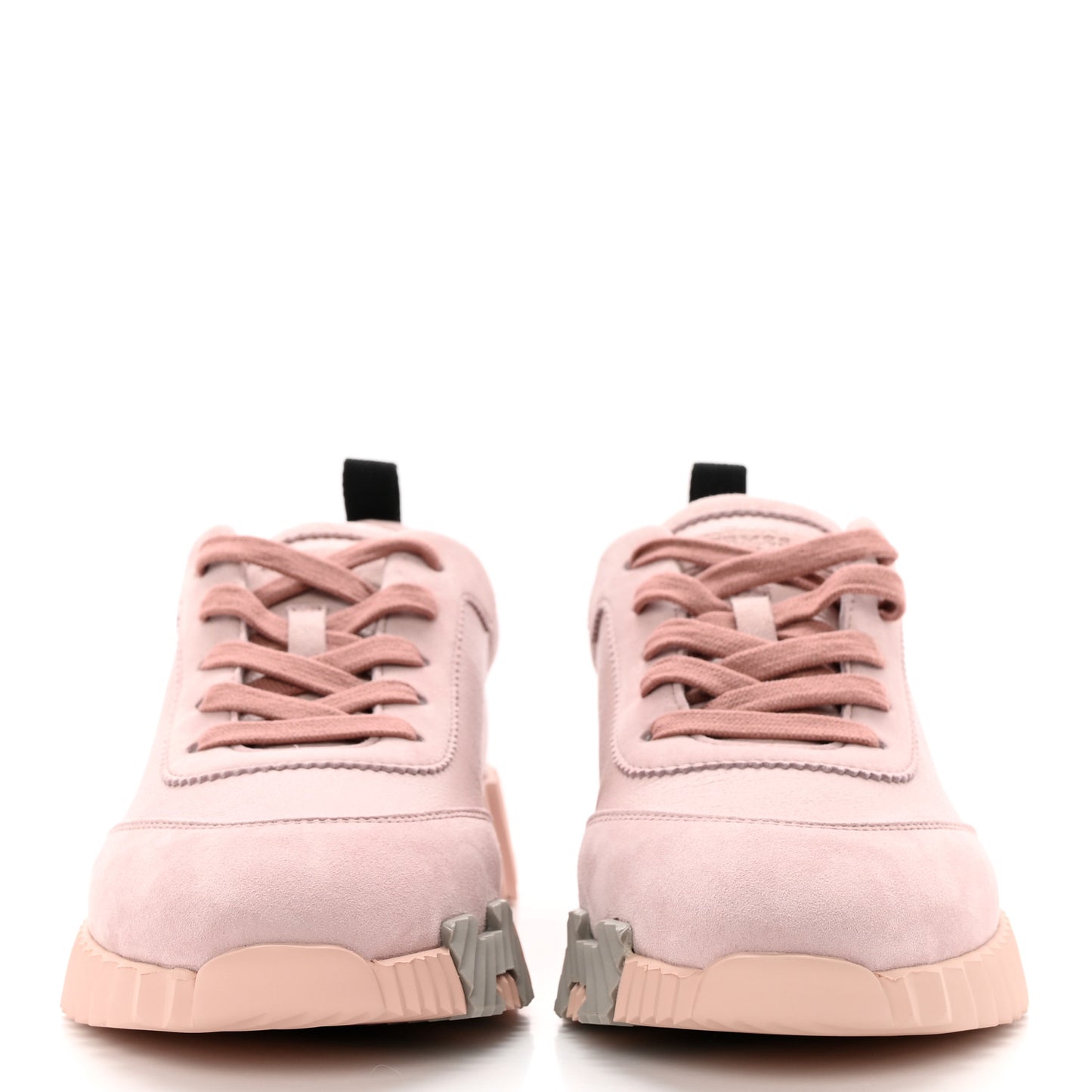 Sport Goatskin Suede Goatskin Bouncing Sneakers 38 Rose Porcelaine