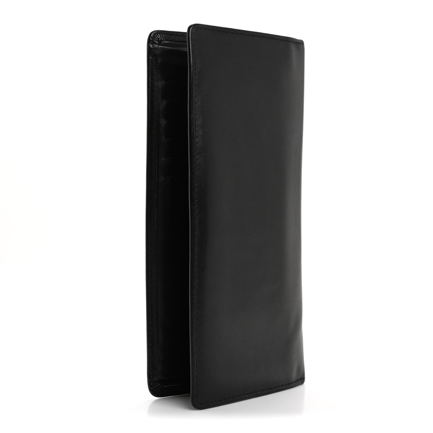 Nappa Mens Marco Chicago Perforated Brazza Wallet Black