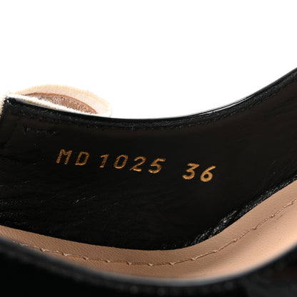 Christian Dior Patent Ribbon J'Adior Slingback 100mm Pumps 36 Black 9 of 9