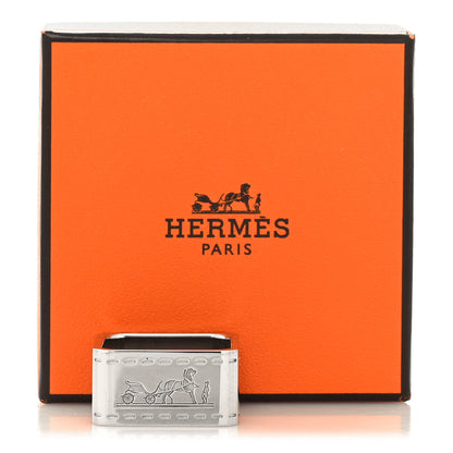 Hermes Palladium Bolduc Scarf Ring 5 of 5