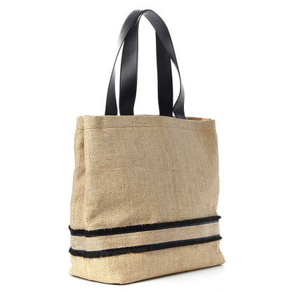 Stella McCartney Raffia Faux Leather Small Tote 3 of 11