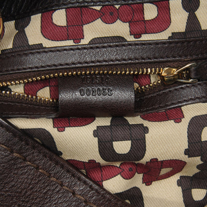 Gucci Leather Guccissima Large Signoria Hobo Dark Brown 7 of 7