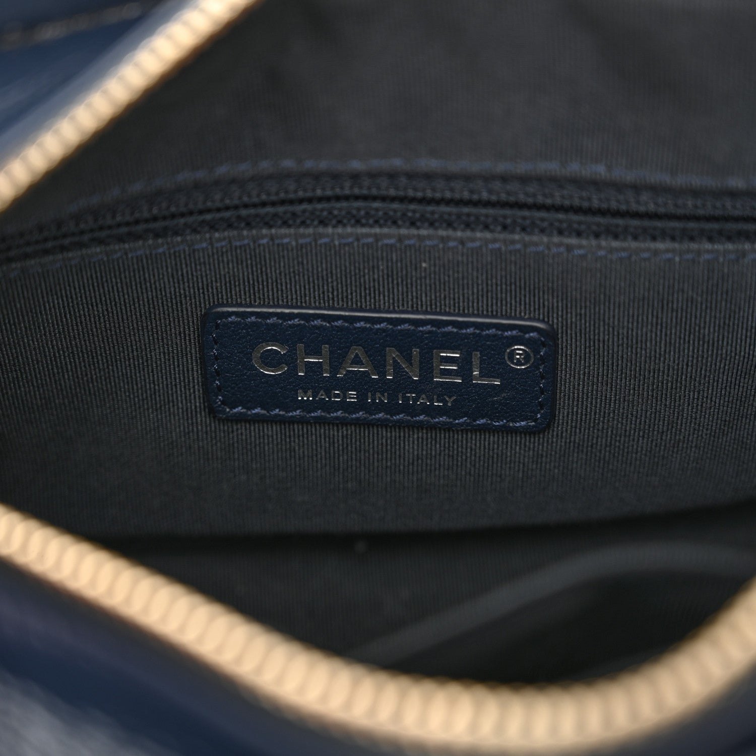 Chanel Tweed Calfskin Medium Gabrielle Hobo Blue Blue 6 of 11