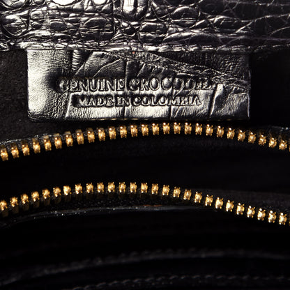 Nancy Gonzalez Crocodile Crossbody Black 9 of 10