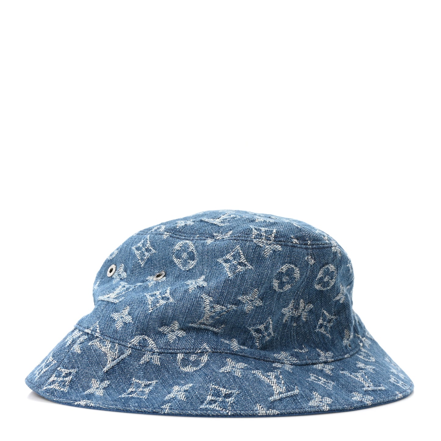 Monogram Denim Transformable Bob Bucket Hat 58 Blue