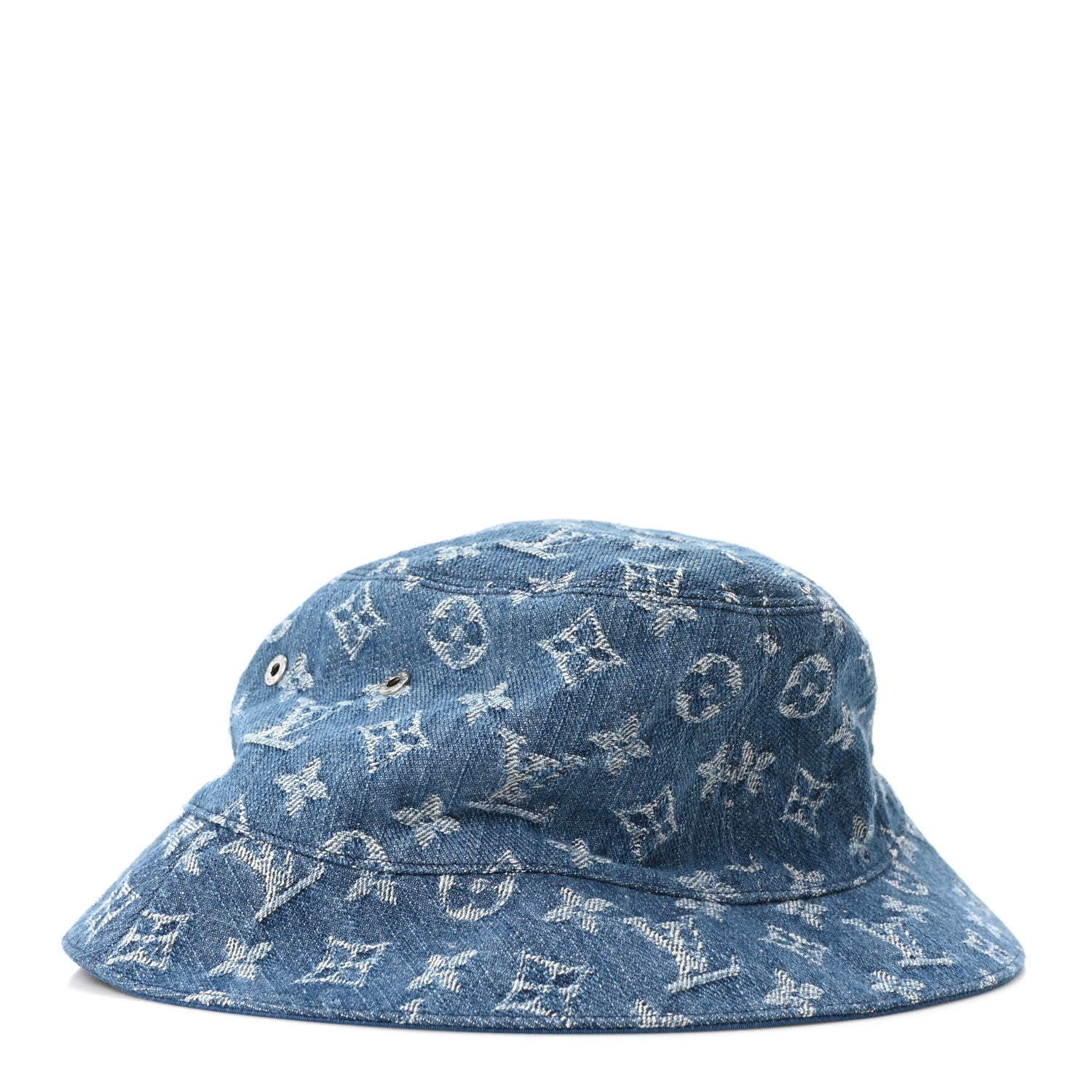 Louis Vuitton Monogram Denim Transformable Bob Bucket Hat 58 Blue 6 of 9