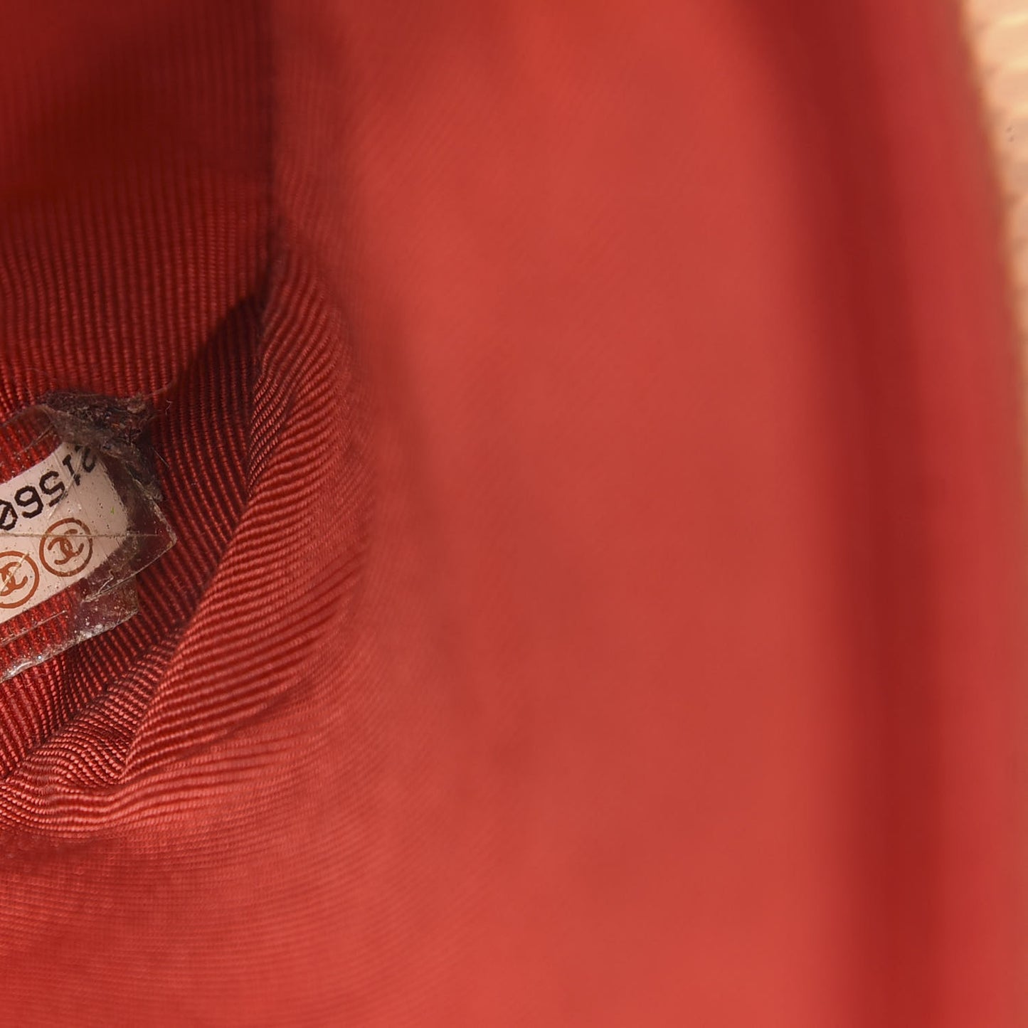 Lambskin Quilted Small Zipped Pouch Red