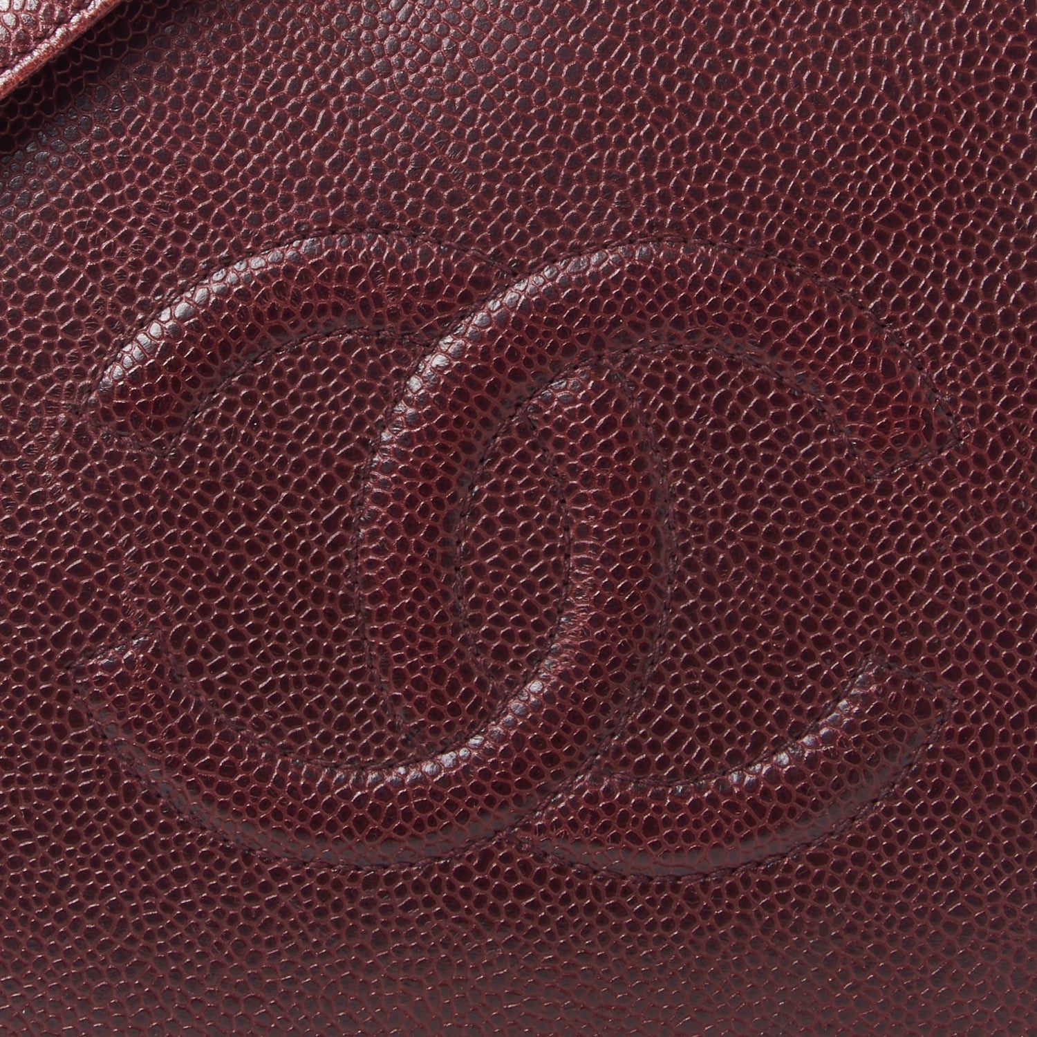Chanel Caviar CC Shoulder Bag Red 7 of 9