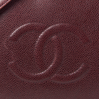 Chanel Caviar CC Shoulder Bag Red 7 of 9