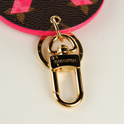 Louis Vuitton Monogram Illustre V Bag Charm Key Ring Grenade 2 of 8