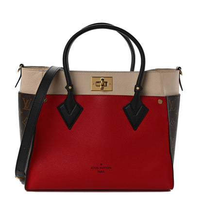 Louis Vuitton Calfskin Monogram On My Side Pirate Red 1 of 10
