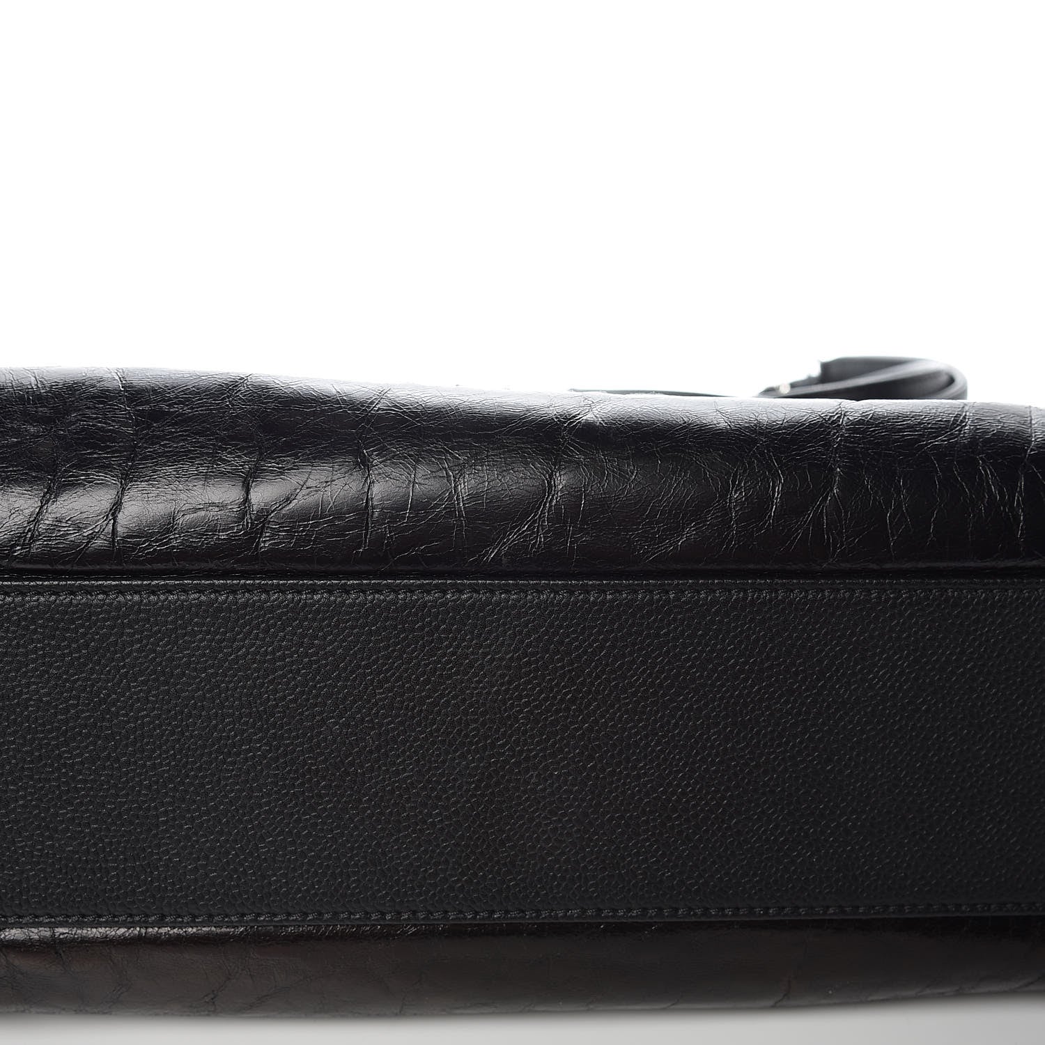 Chanel Glazed Calfskin Small Deauville Tote Black 8 of 10