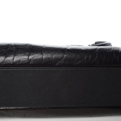 Chanel Glazed Calfskin Small Deauville Tote Black 8 of 10
