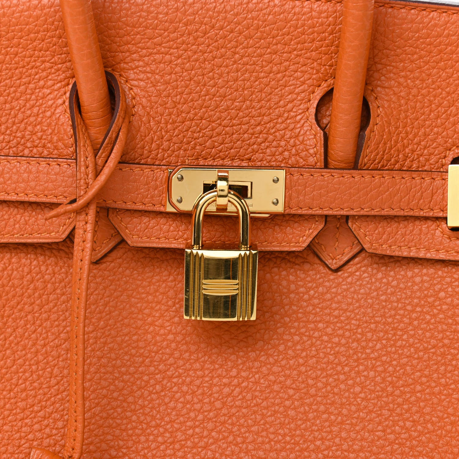 Hermes Togo Birkin 25 Orange 9 of 10