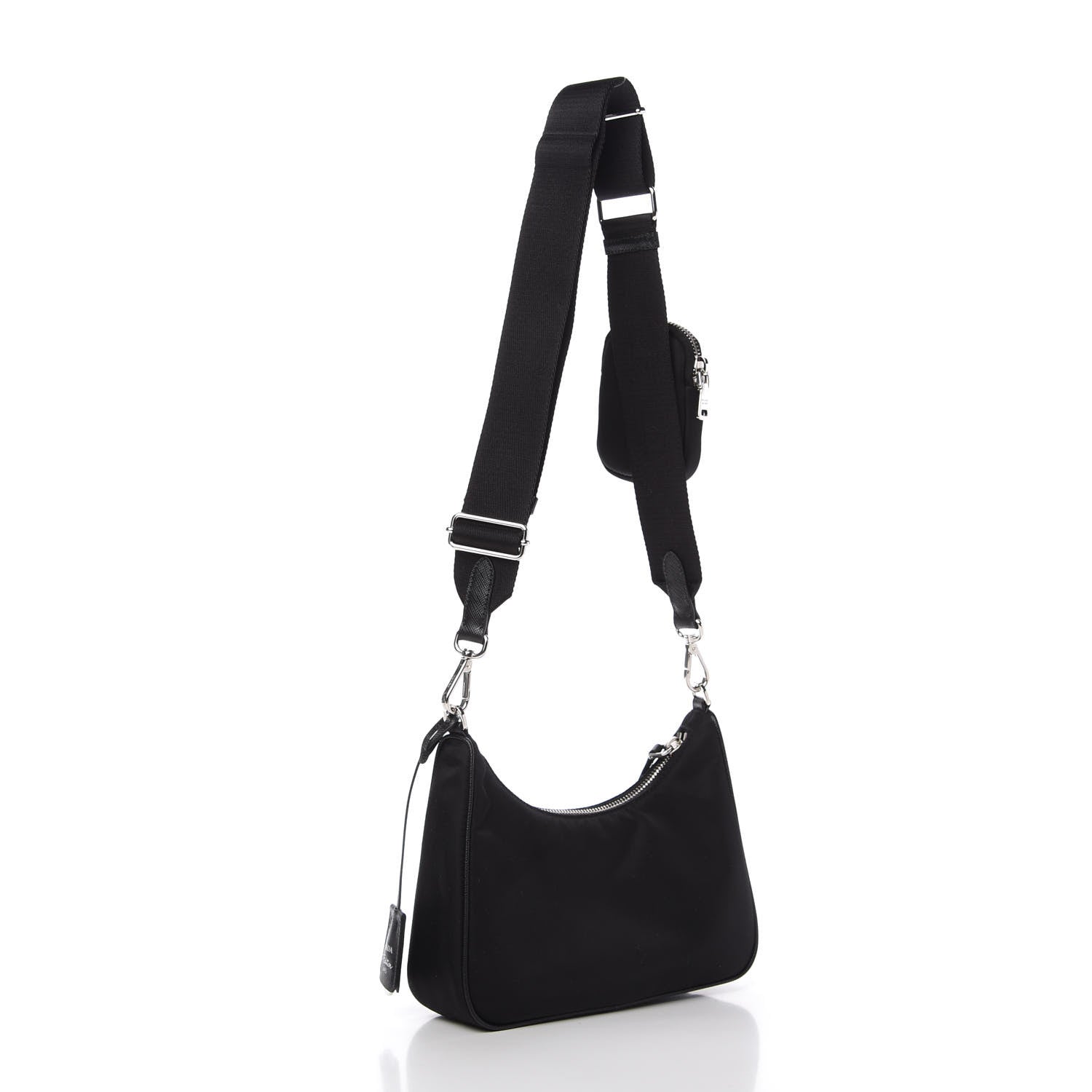 Prada Nylon Re-Edition 2005 Shoulder Bag Black 3 of 10