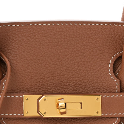 Hermes Togo BIRKIN 30 Gold 8 of 11