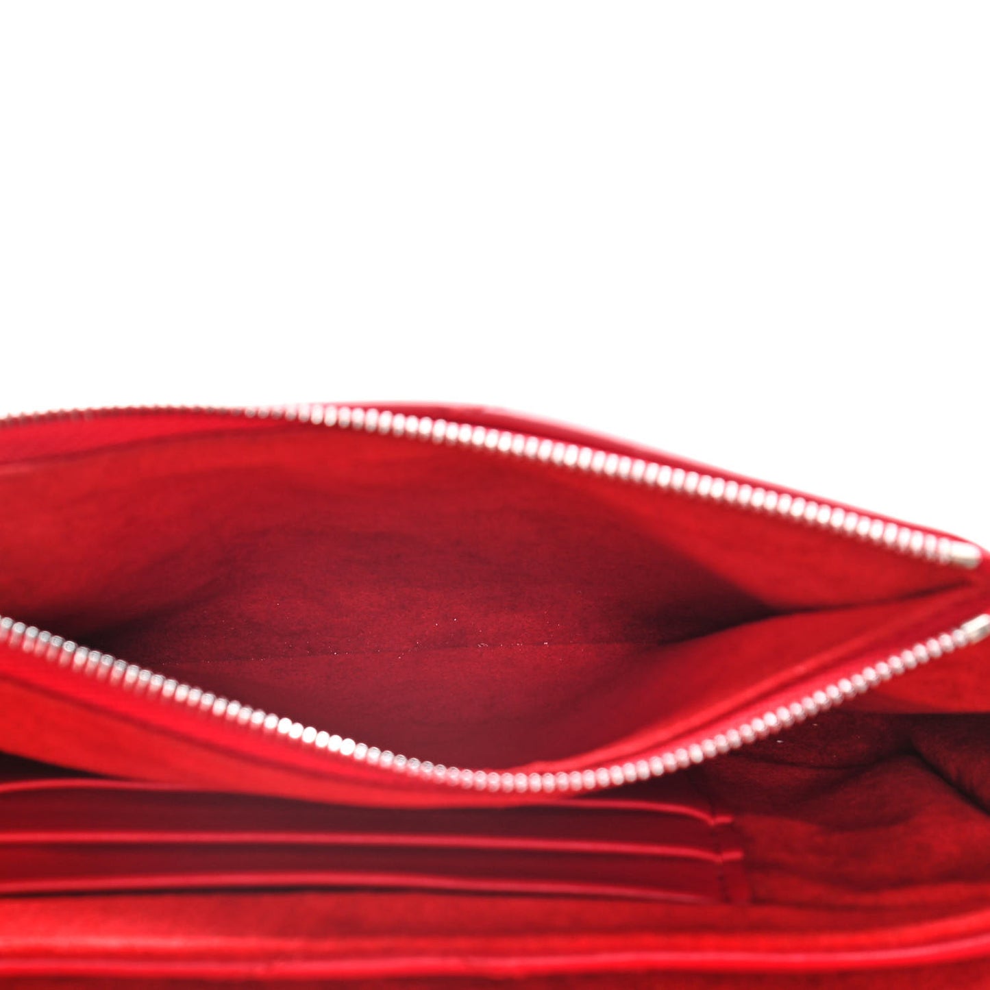 Calfskin New Wave Chain Pochette Scarlet