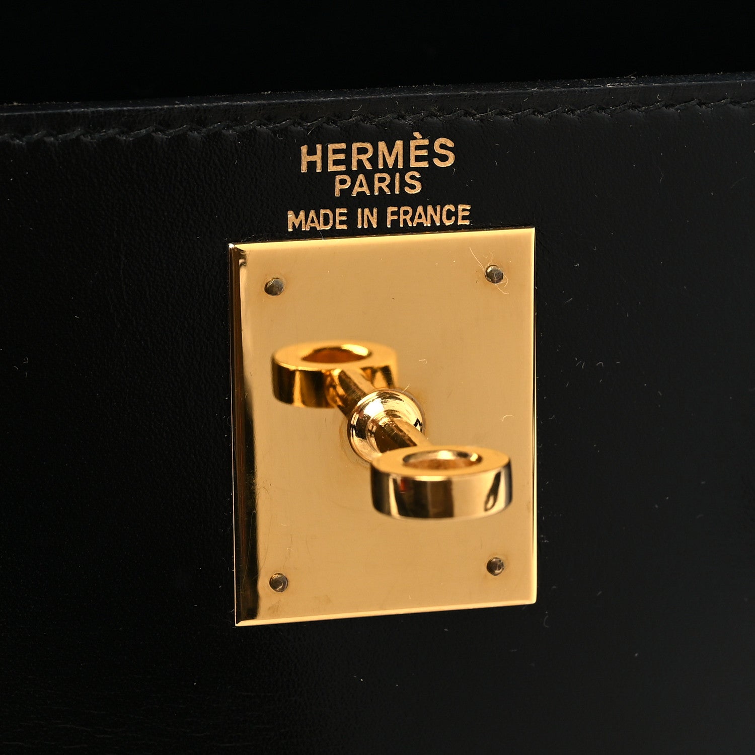 Hermes Box Kelly Retourne 28 Black 6 of 14