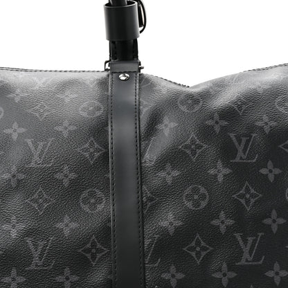 Louis Vuitton Monogram Eclipse Keepall Bandouliere 55 7 of 15