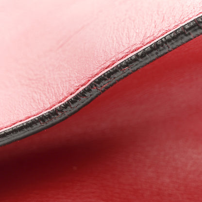 Gucci Calfskin Embossed XL Clutch Red 8 of 10