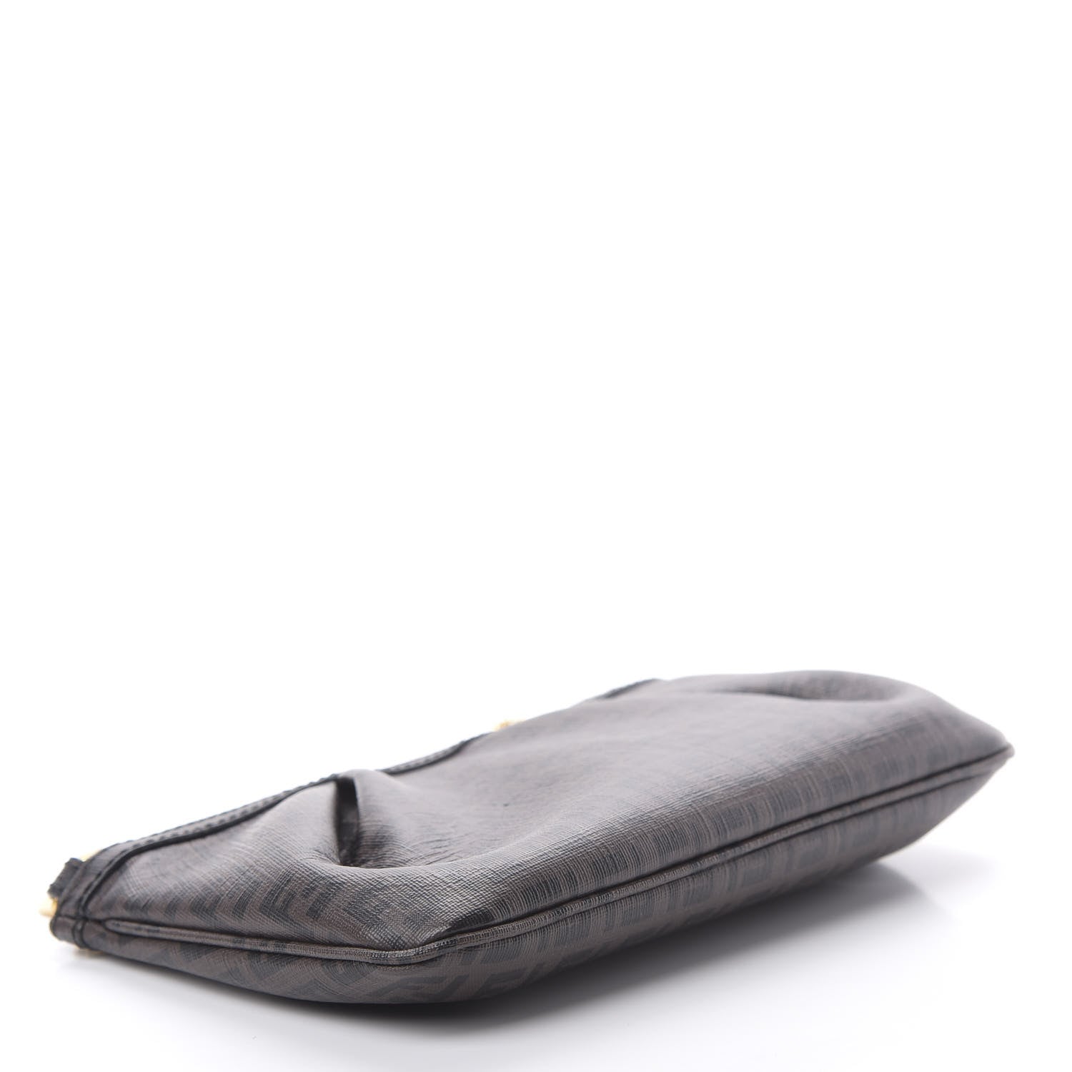 Fendi Zucchino Spalmati Forever Pochette Moro Black 4 of 10