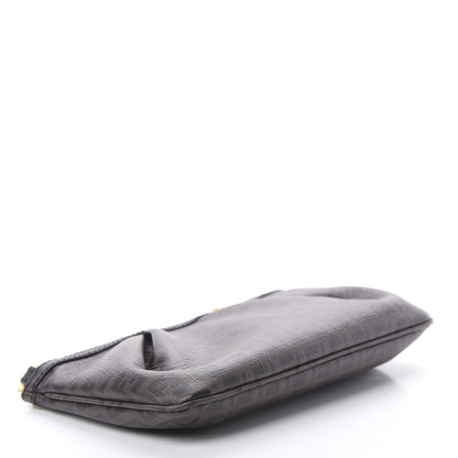 Fendi Zucchino Spalmati Forever Pochette Moro Black 4 of 10