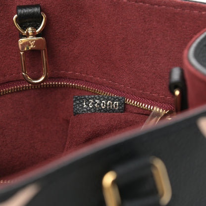 Louis Vuitton Empreinte Monogram Giant Onthego PM Black Beige 7 of 9