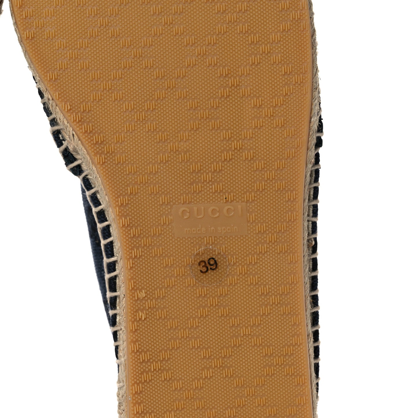 Monogram Espadrilles 39 Black