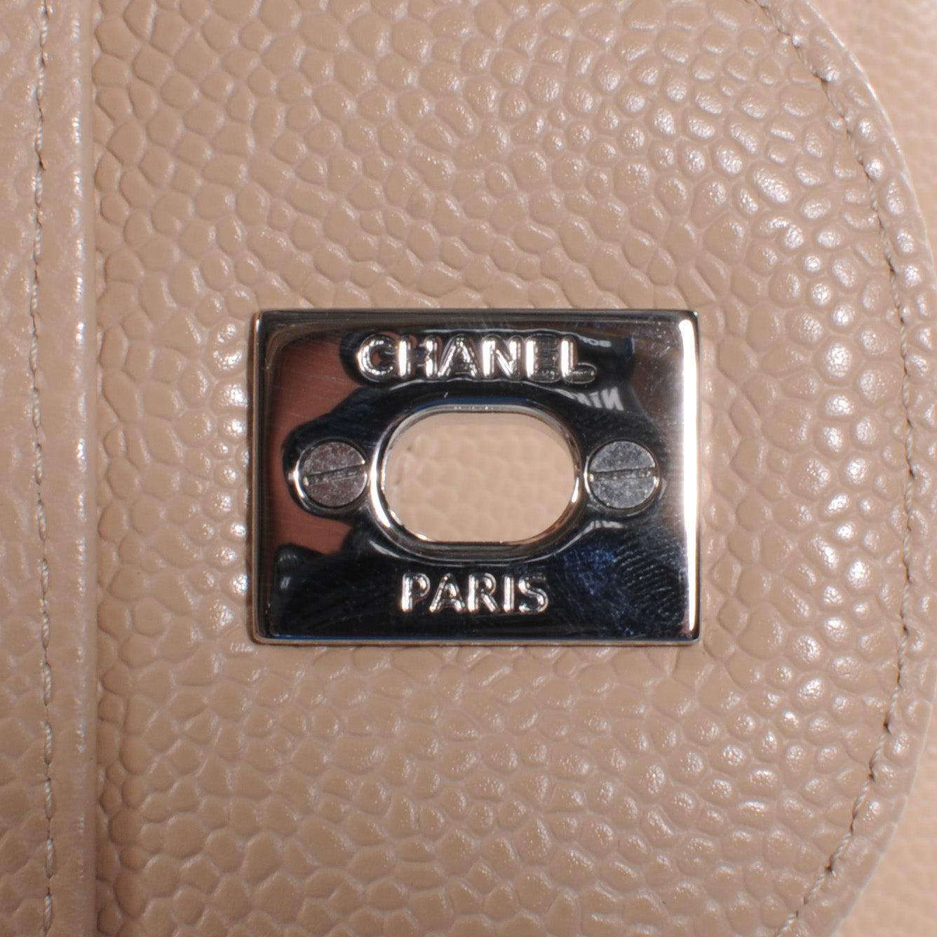 Chanel Caviar Jumbo Double Flap Beige Clair 6 of 10