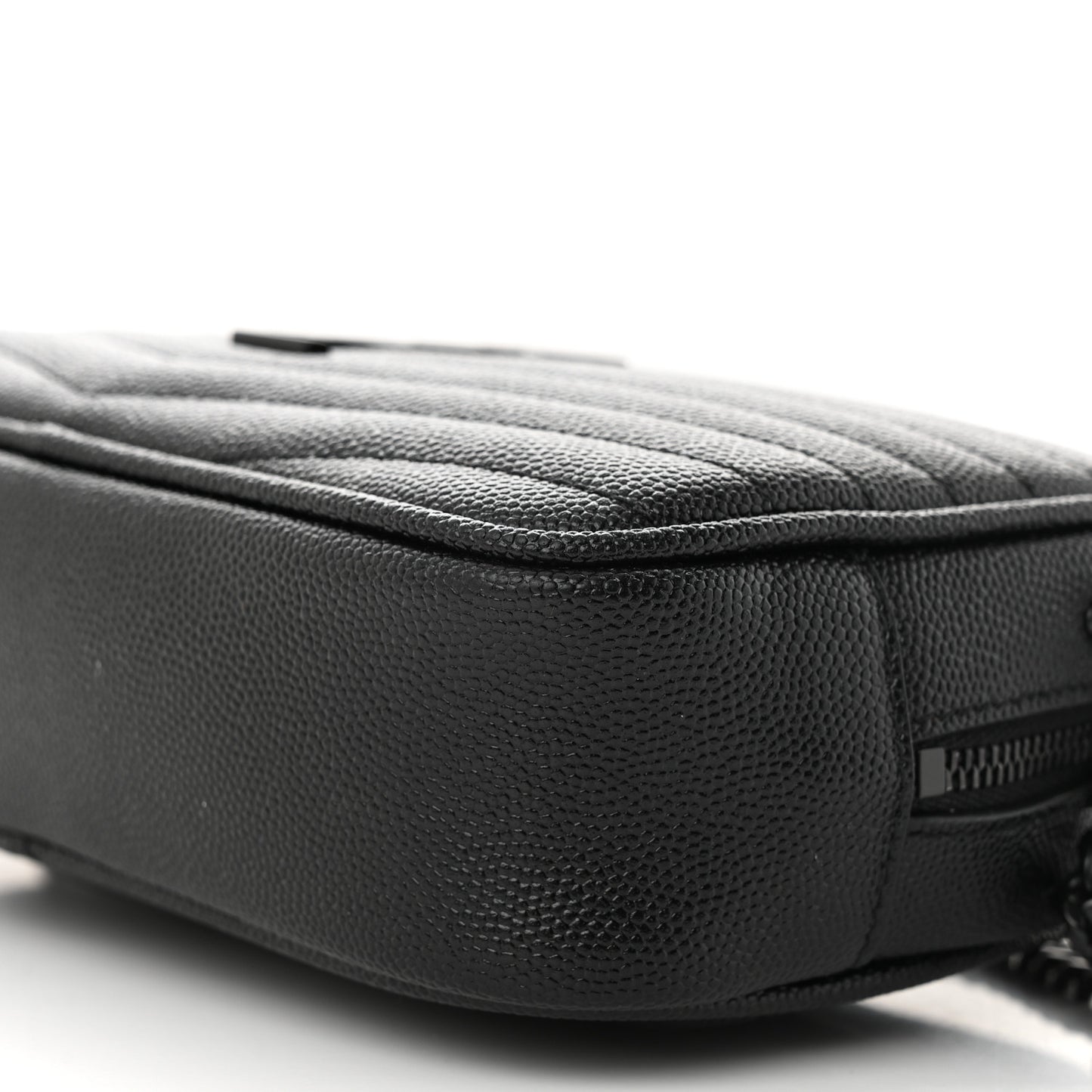 Grain De Poudre Matelasse Monochrome Monogram Mini Lou Camera Bag Black