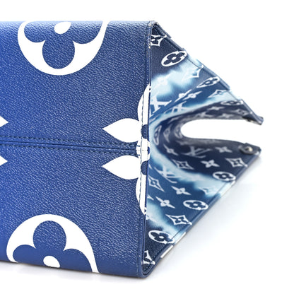 Louis Vuitton Monogram Escale Onthego GM Blue 9 of 10
