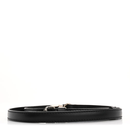 Calfskin 16mm Adjustable Shoulder Strap Black