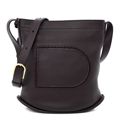 Delvaux Taurillon Pin Daily Surpique Bucket Deep Amethyst 1 of 11