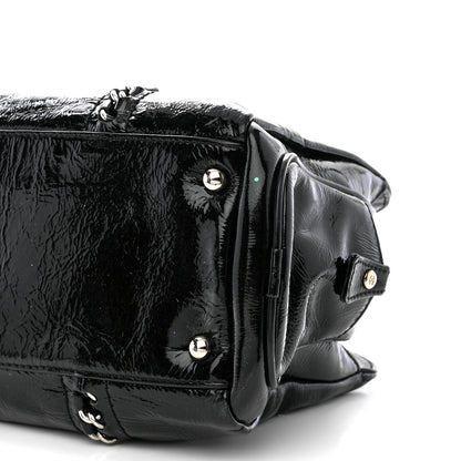 Chanel Patent Calfskin Small Luxe Ligne Tote Black 12 of 15