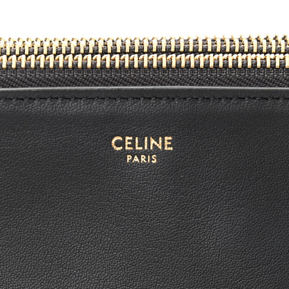 Celine Lambskin Small Trio Crossbody Bag Medium Grey 7 of 12