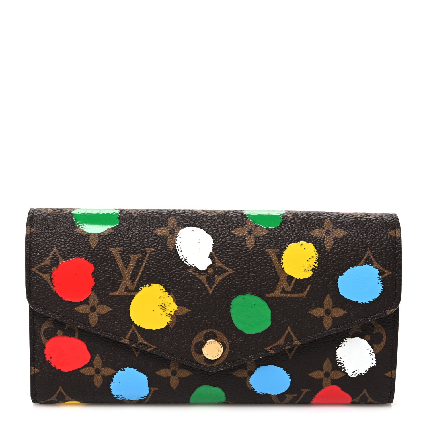 Louis Vuitton X YK Monogram Sarah Wallet 1 of 6