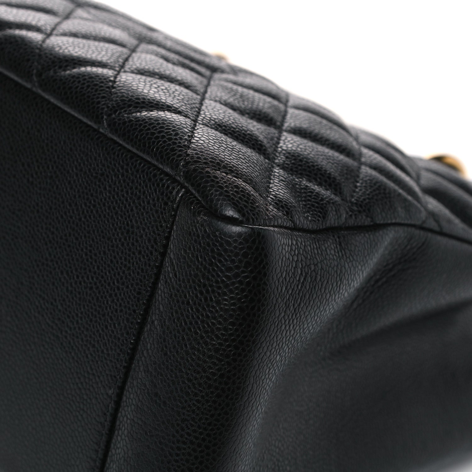 Chanel Caviar Quilted Grand Shopping Tote GST Black 9 of 13