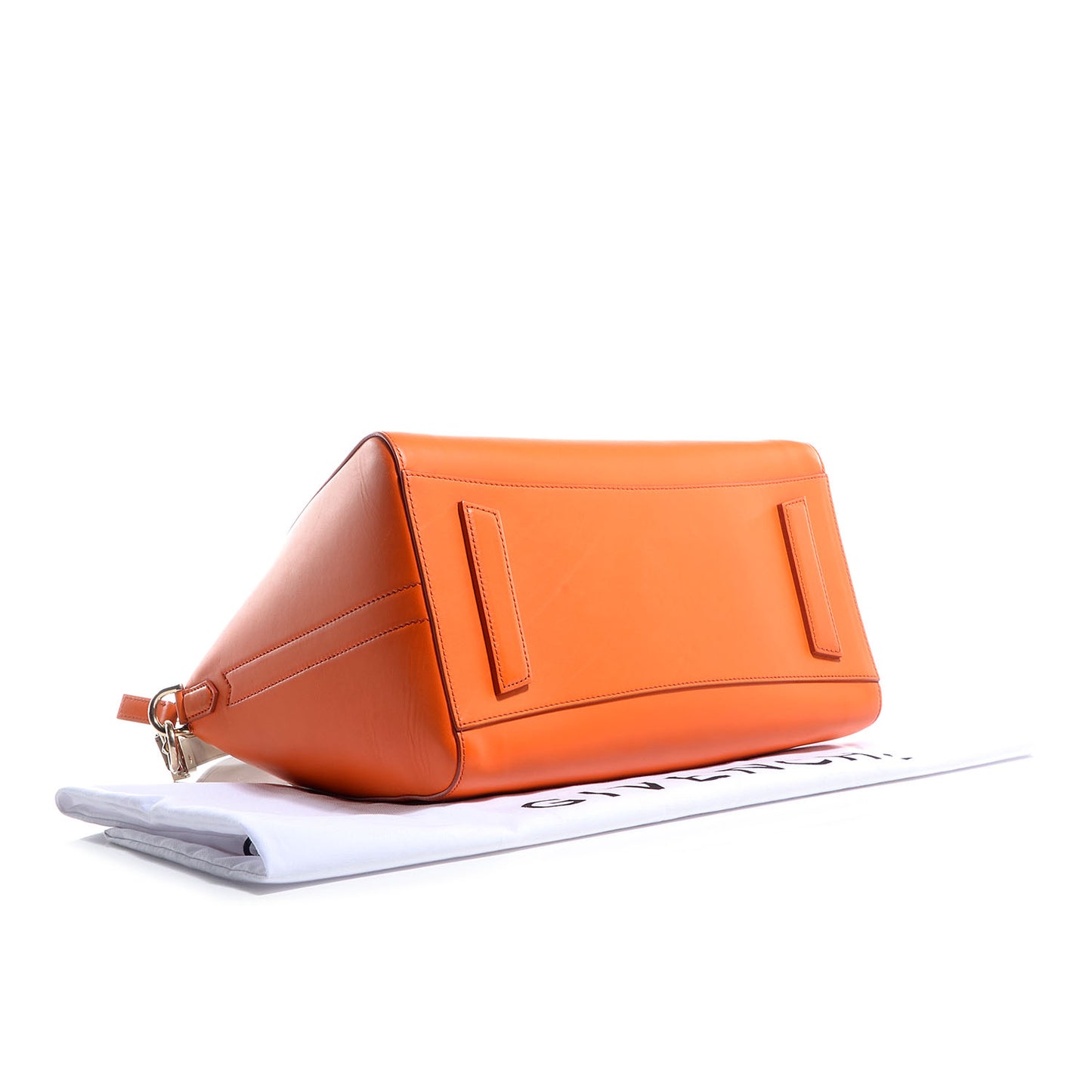 Smooth Calfskin Medium Bi-Color Antigona Orange Beige