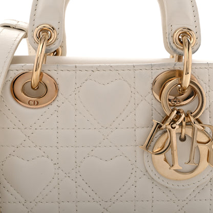 Christian Dior Lambskin Cannage Dioramour Micro Lady D-Joy Latte 7 of 13