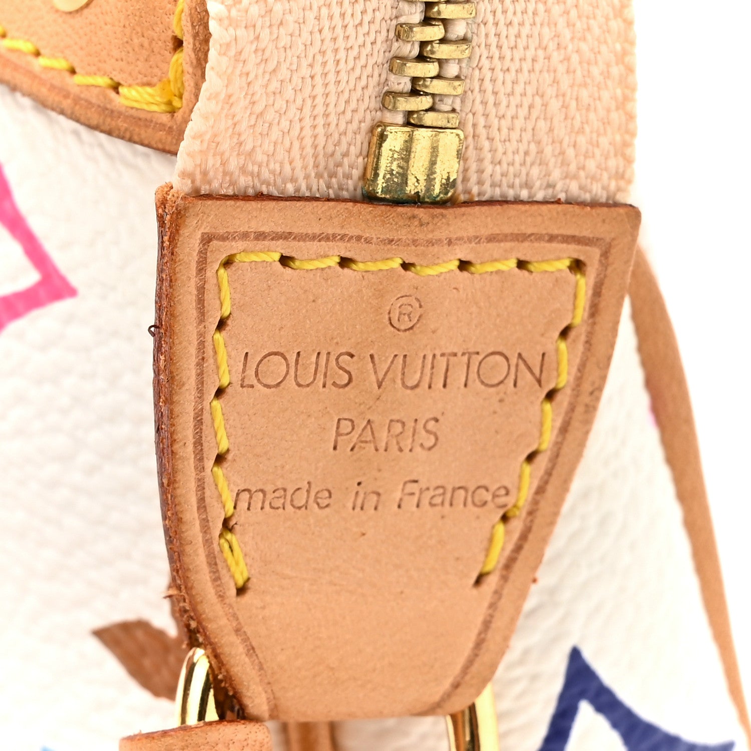 Louis Vuitton Monogram Multicolor Pochette Accessories White 6 of 11