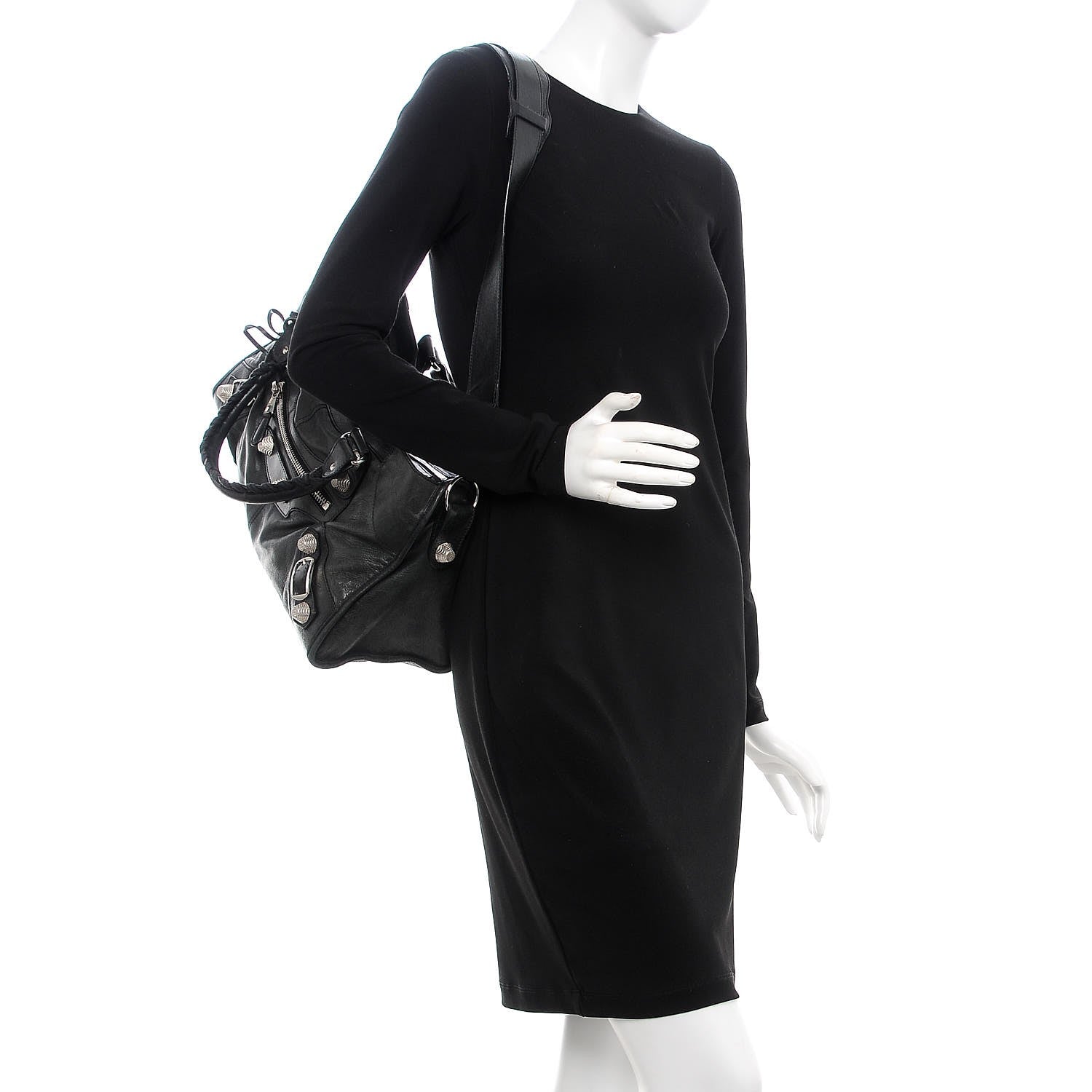 Balenciaga Agneau Giant 21 Silver Hardware Part Time Black 2 of 15